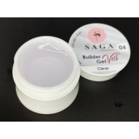 Гель Saga Builder Gel Veil №006, 15 мл прозорий
